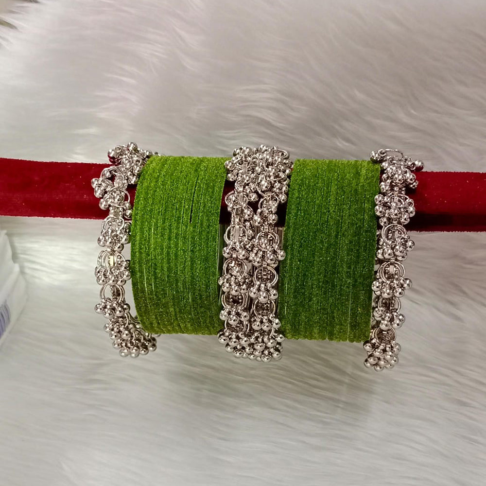Pooja Bangles Velvet Bangles Set