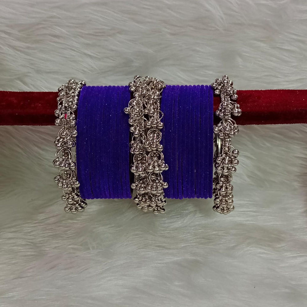 Pooja Bangles Velvet Bangles Set