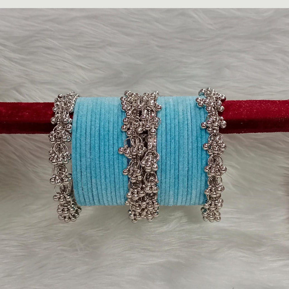 Pooja Bangles Velvet Bangles Set