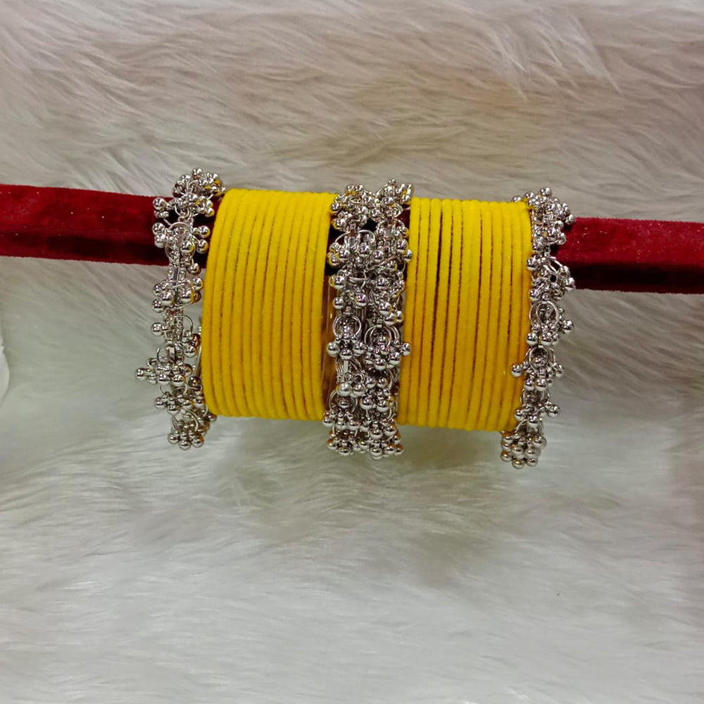 Pooja Bangles Velvet Bangles Set