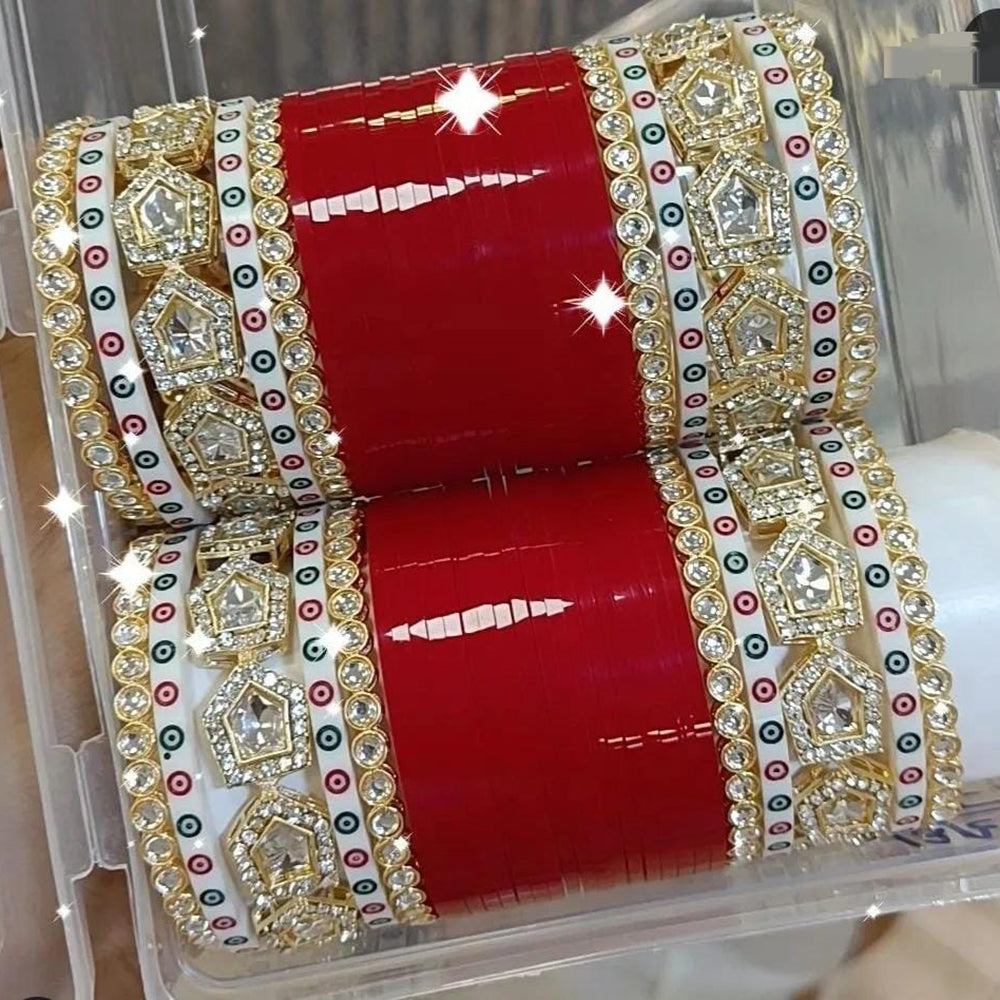 Pooja Bangles Gold  Plated Bangle Set