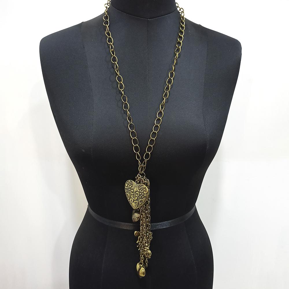 Urthn Gold Plated Statement Necklace -1104122 - 1104122