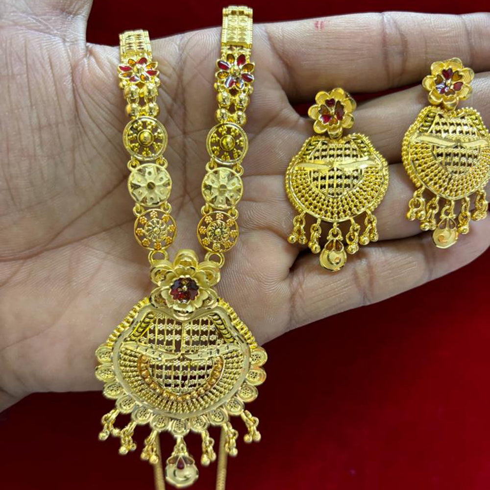 Rani haar designs in store gold with weight