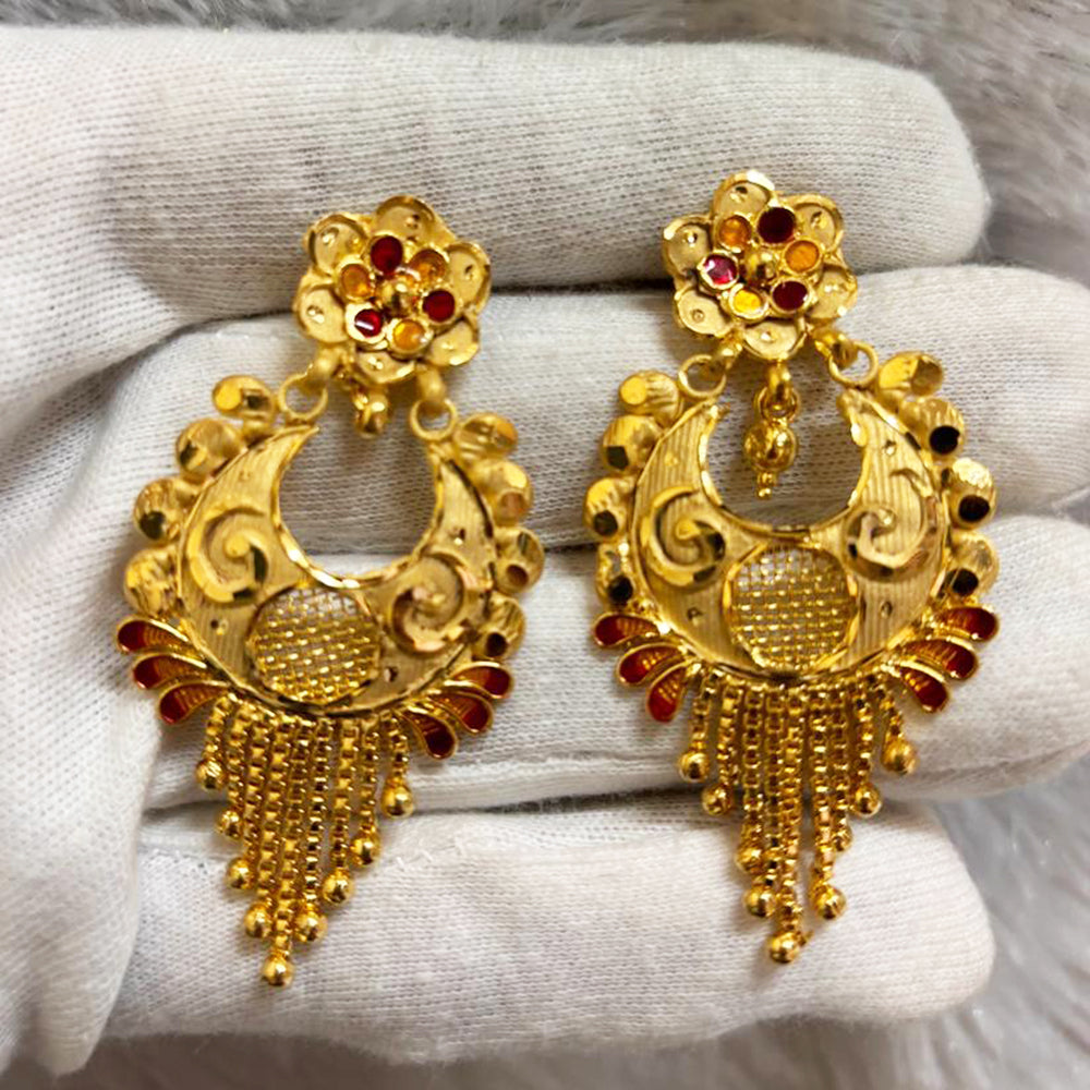 Pari Art Jewellery Forming Gold Dangler Earrings – JewelEMarket