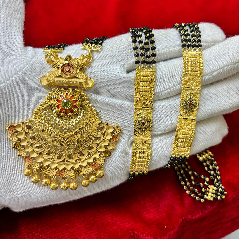 Pari Art Jewellery Forming Gold Mangalsutra