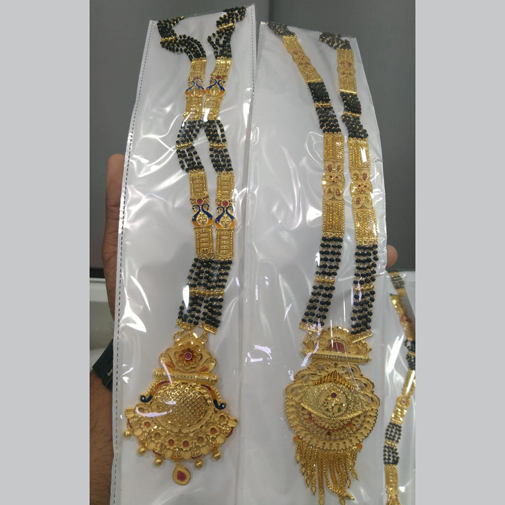 Pari Art Jewellery Forming Gold Mangalsutra (Assorted Design 1 Piece Only)