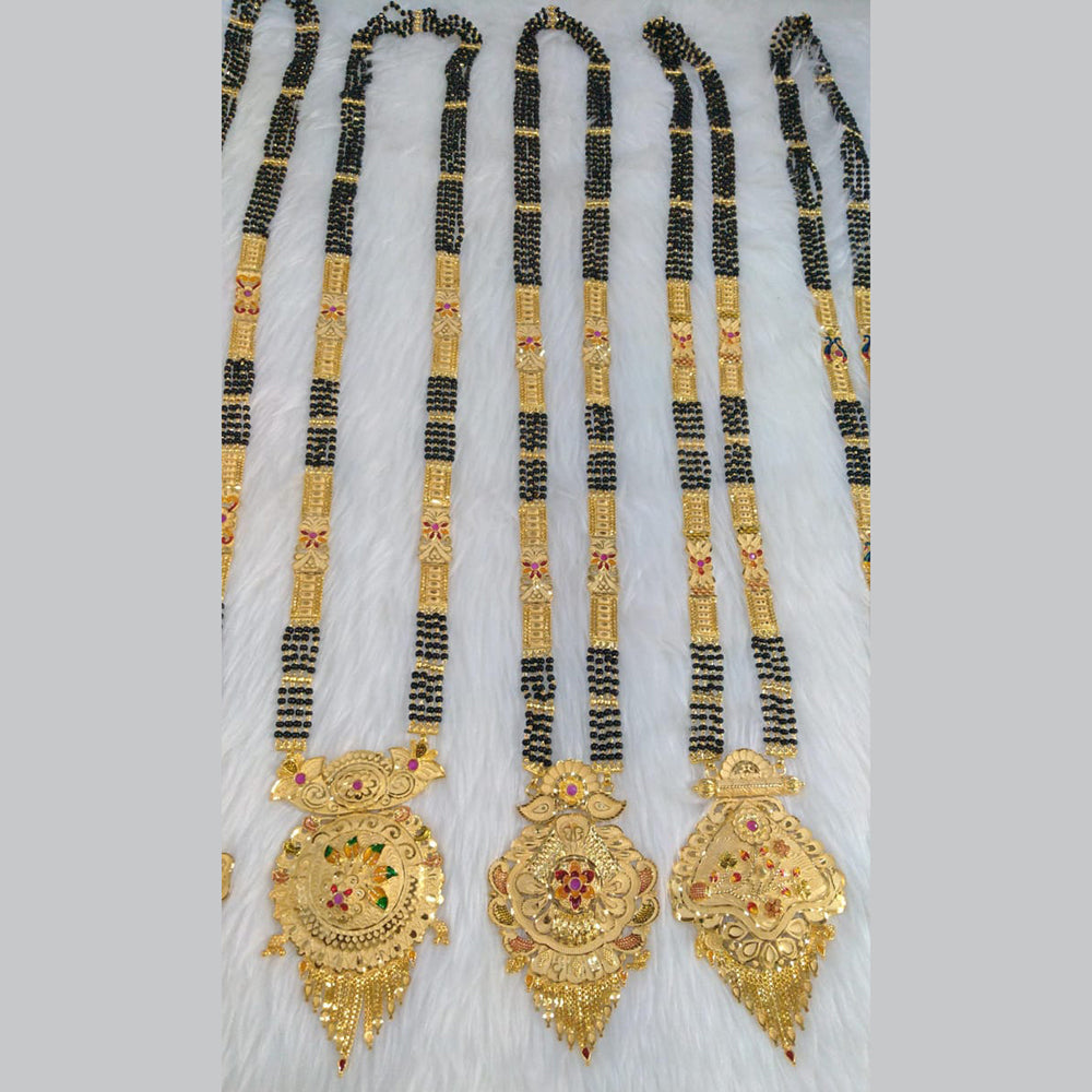 Pari Art Jewellery Forming Gold Mangalsutra (Assorted Design 1 Piece Only)