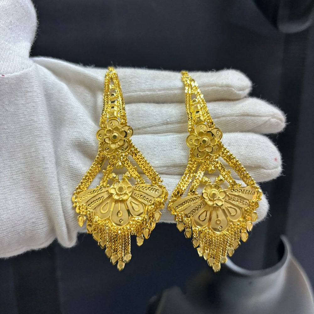 Pari Art Jewellery Gold Forming Dangler Earrings – JewelEMarket