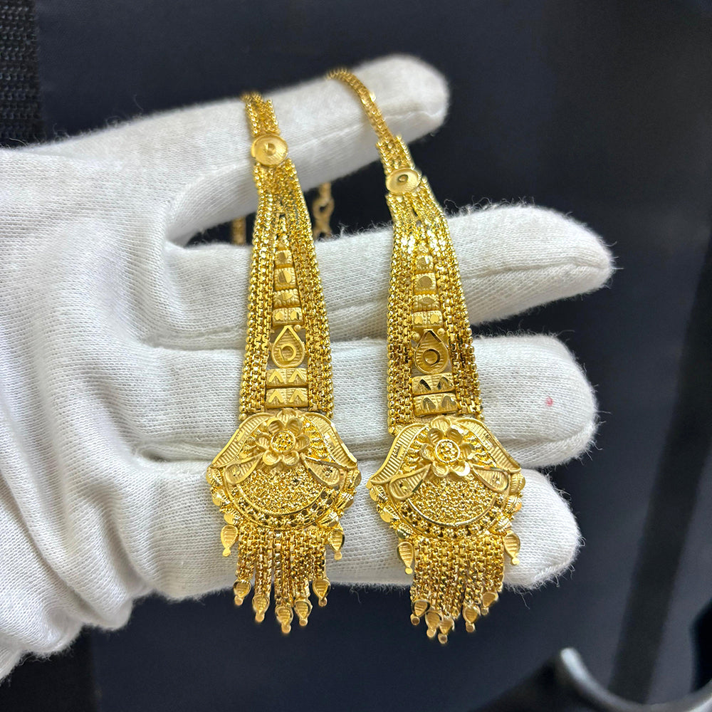 Design Big Gold Earrings For Wedding Gold Heavy Earrings Design