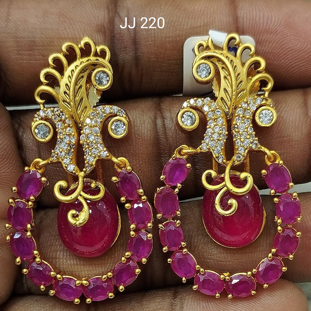 Jain Jewellers Ad Stone Dangler Earrings