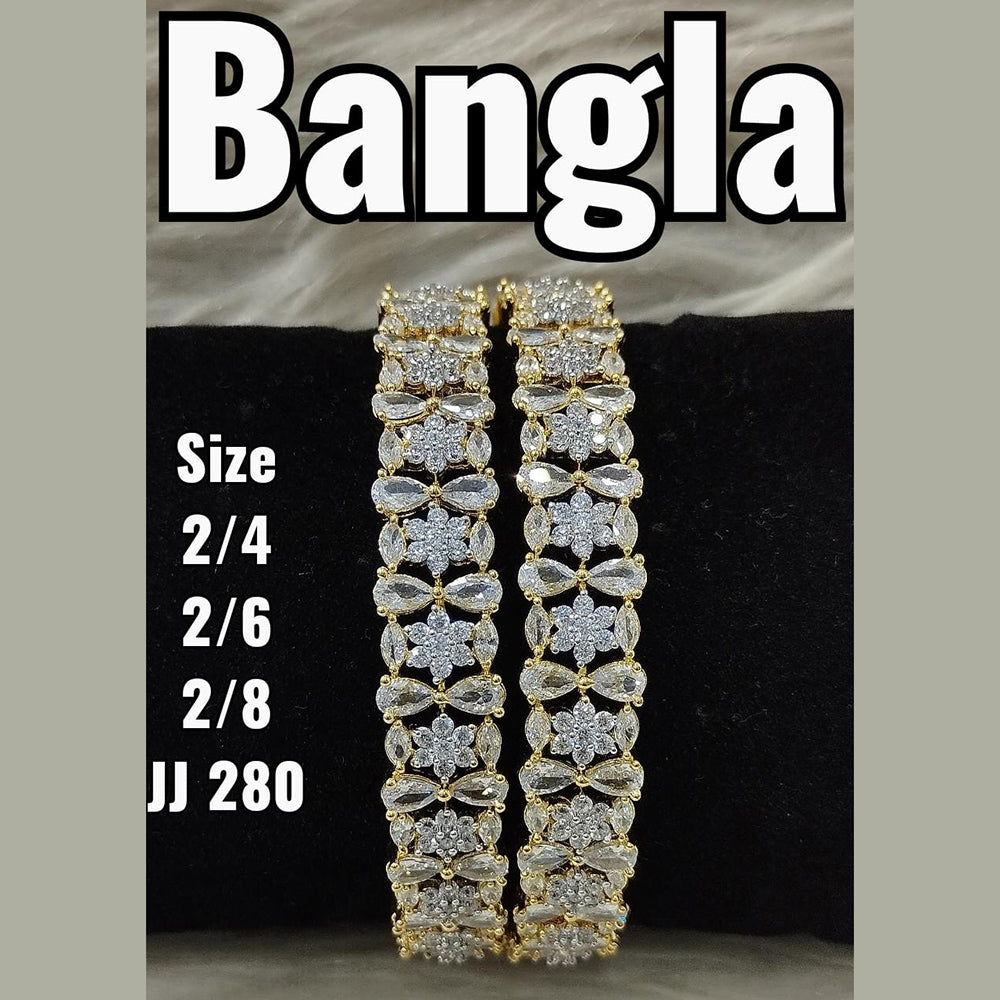 Jain Jewellers AD Stone Bangle Set