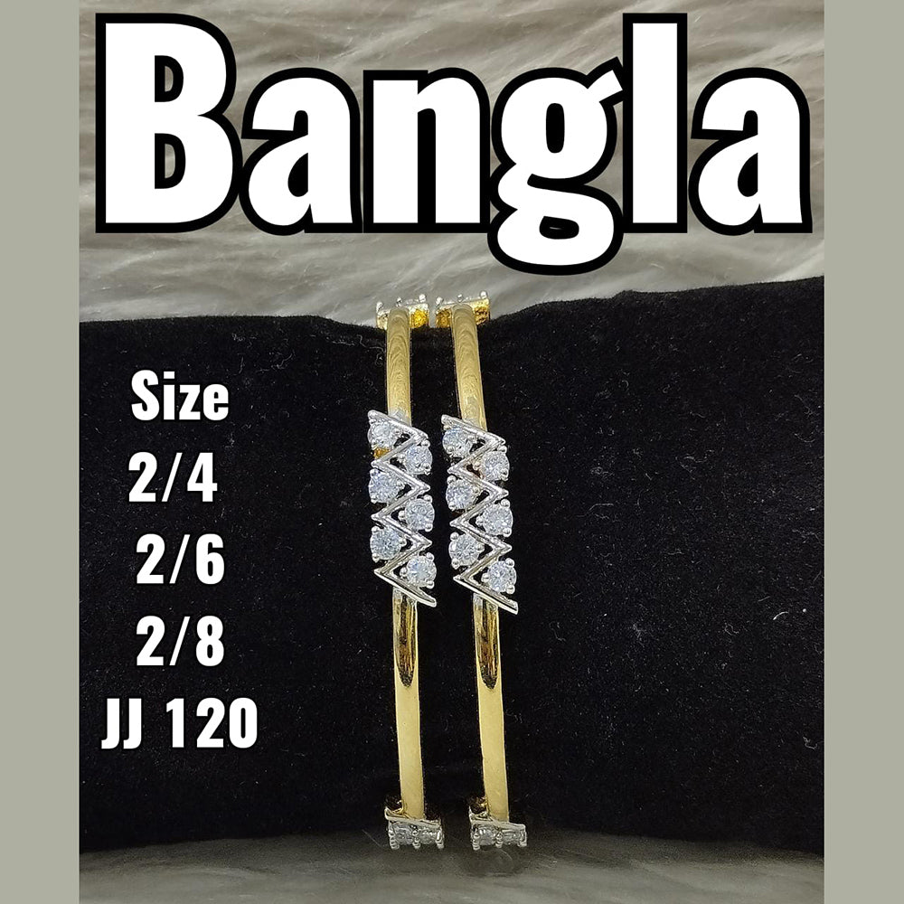 Jain Jewellers AD Stone Bangle Set