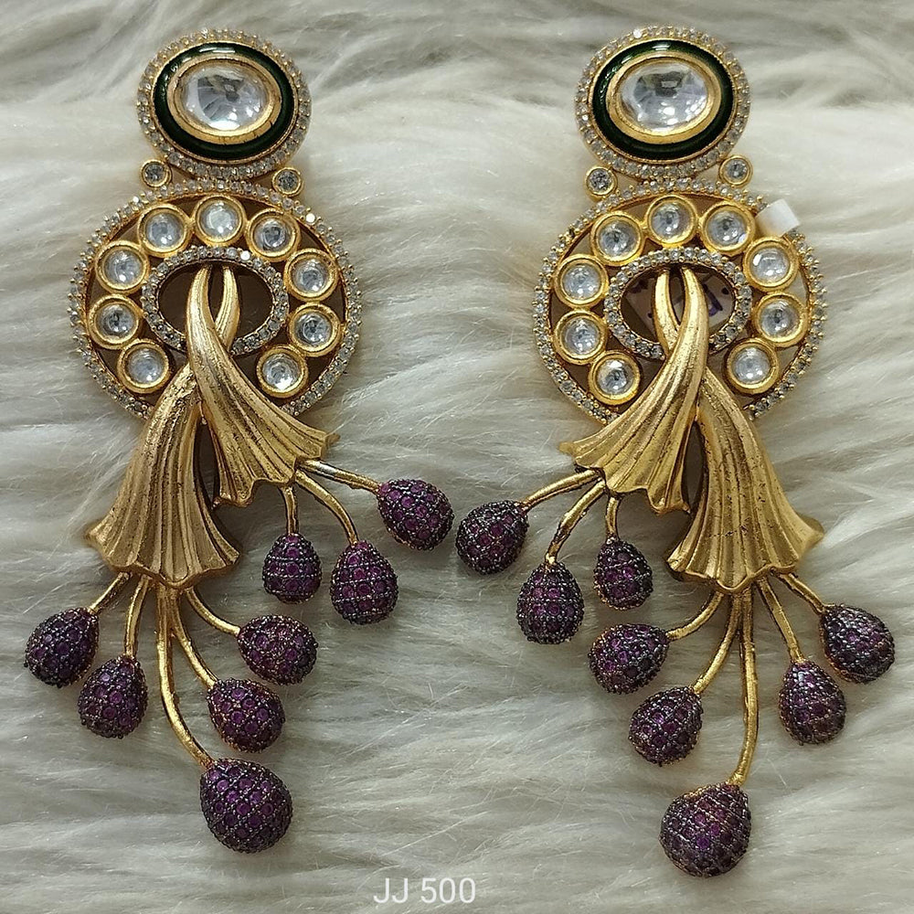 Jain Jewellers Ad Stone Dangler Earrings