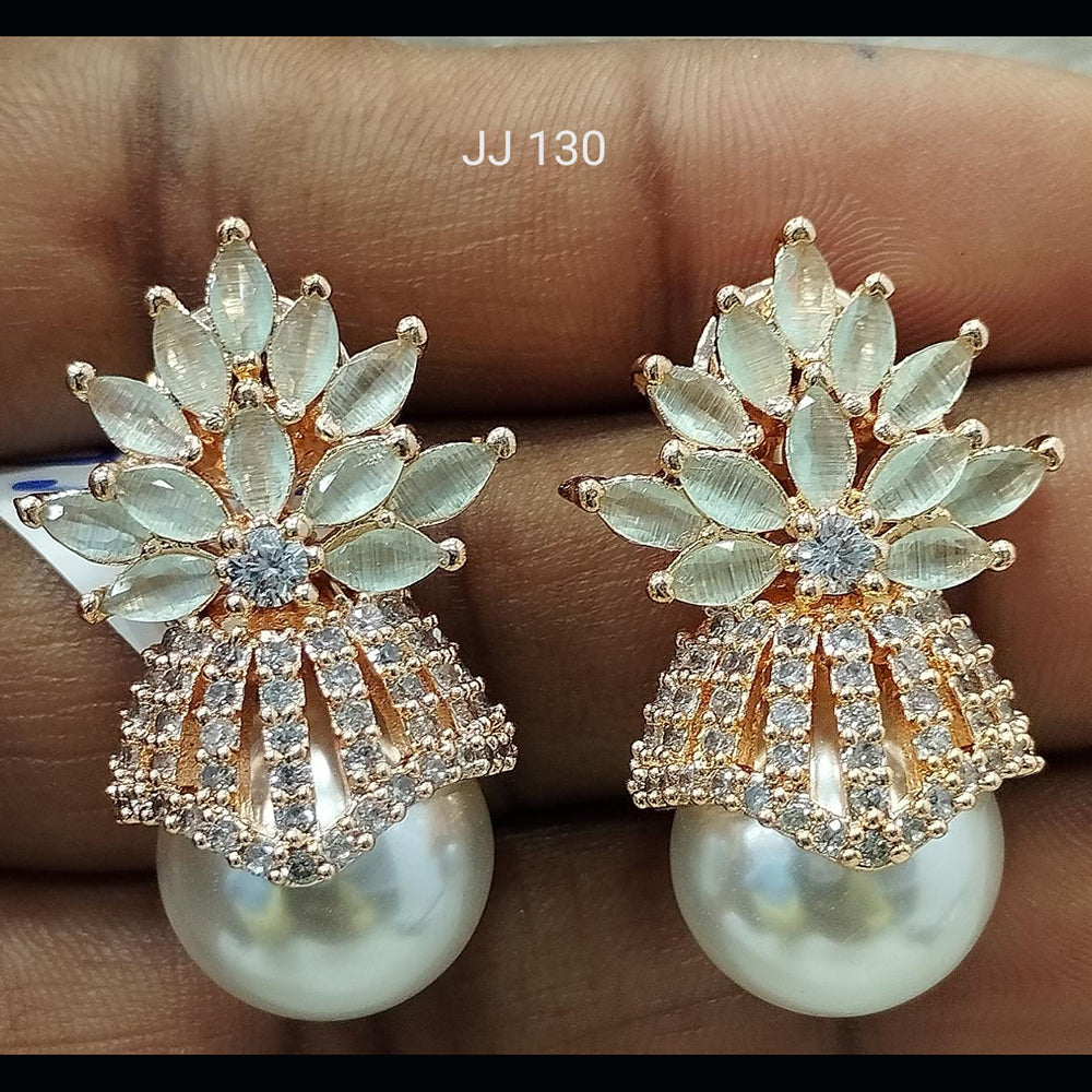 Jain Jewellers Ad Stone Dangler Earrings- 11061730
