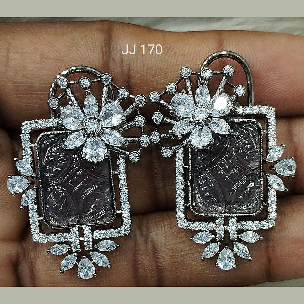 Jain Jewellers Ad Stone Dangler Earrings - 11061792