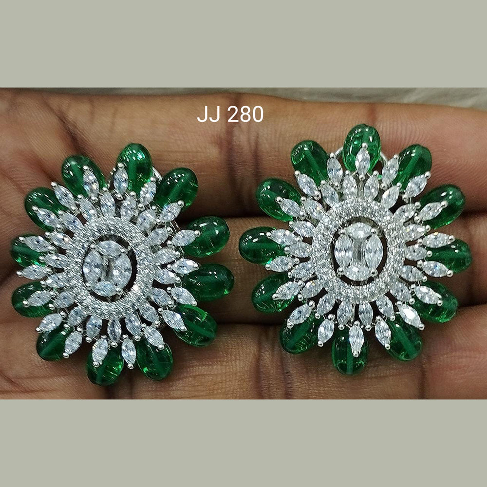 Jain Jewellers Ad Stone Stud Earrings - 11061794