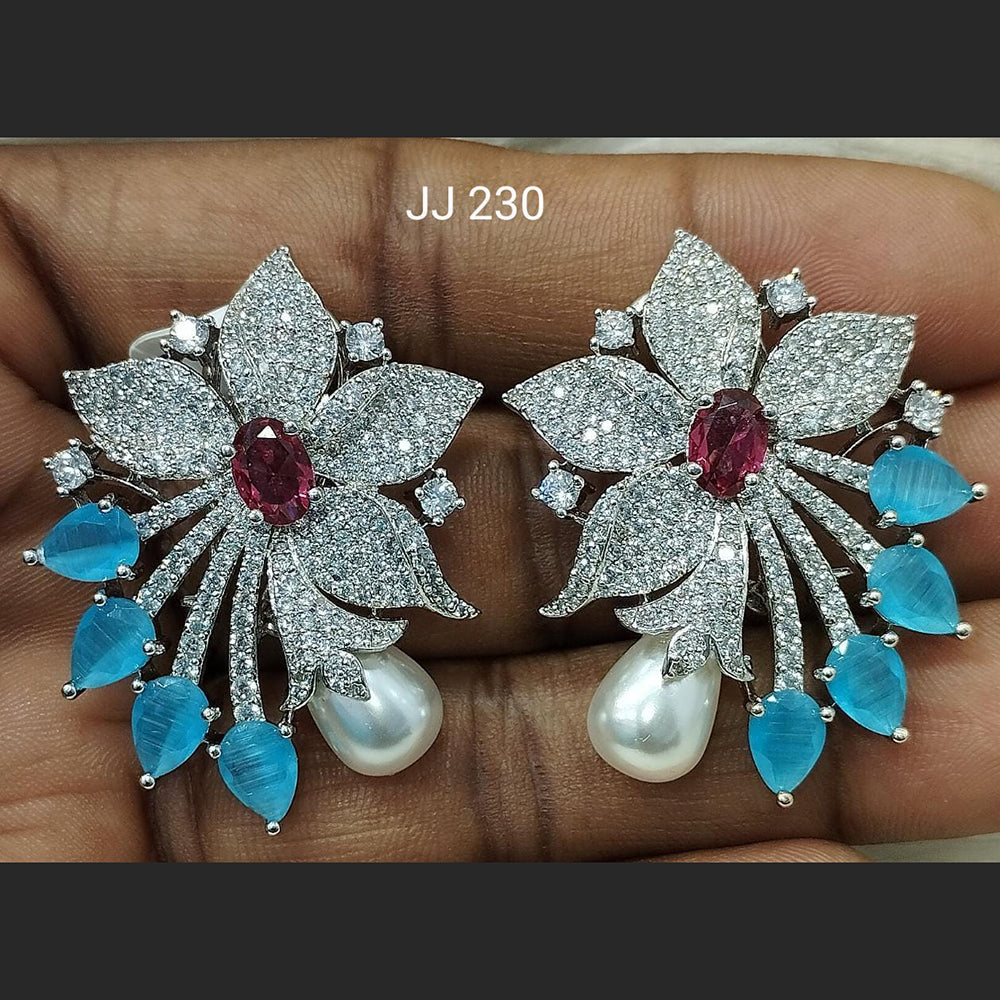Jain Jewellers Ad Stone Stud Earrings - 11061796