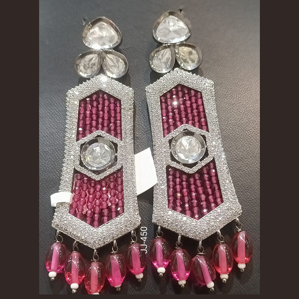 Jain Jewellers Ad Stone Dangler Earrings