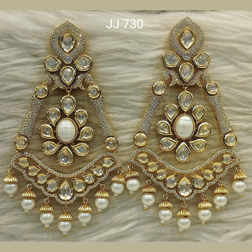 Jain Jewellers AD Stone Dangler Earrings