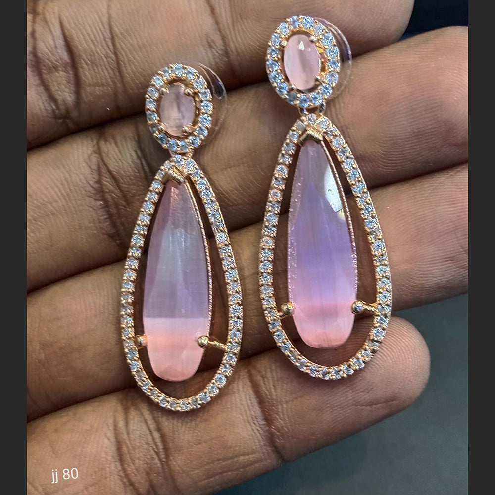 Jain Jewellers Ad Stone Dangler Earrings
