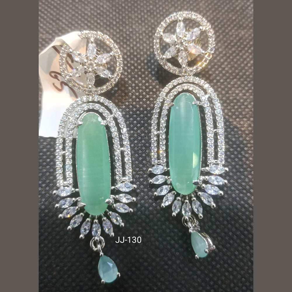 Jain Jewellers Ad Stone Dangler Earrings - 11062204