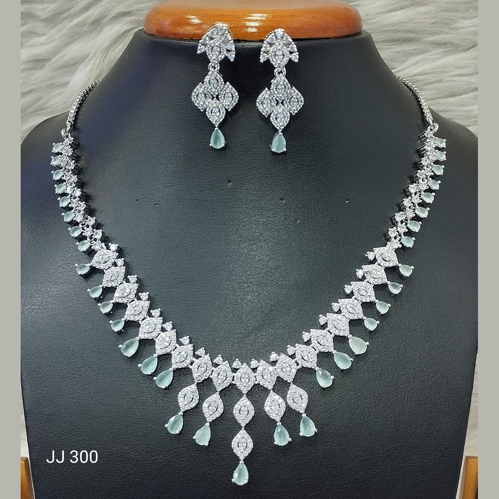 Jain Jewellers American Diamond Necklace Set – JewelEMarket
