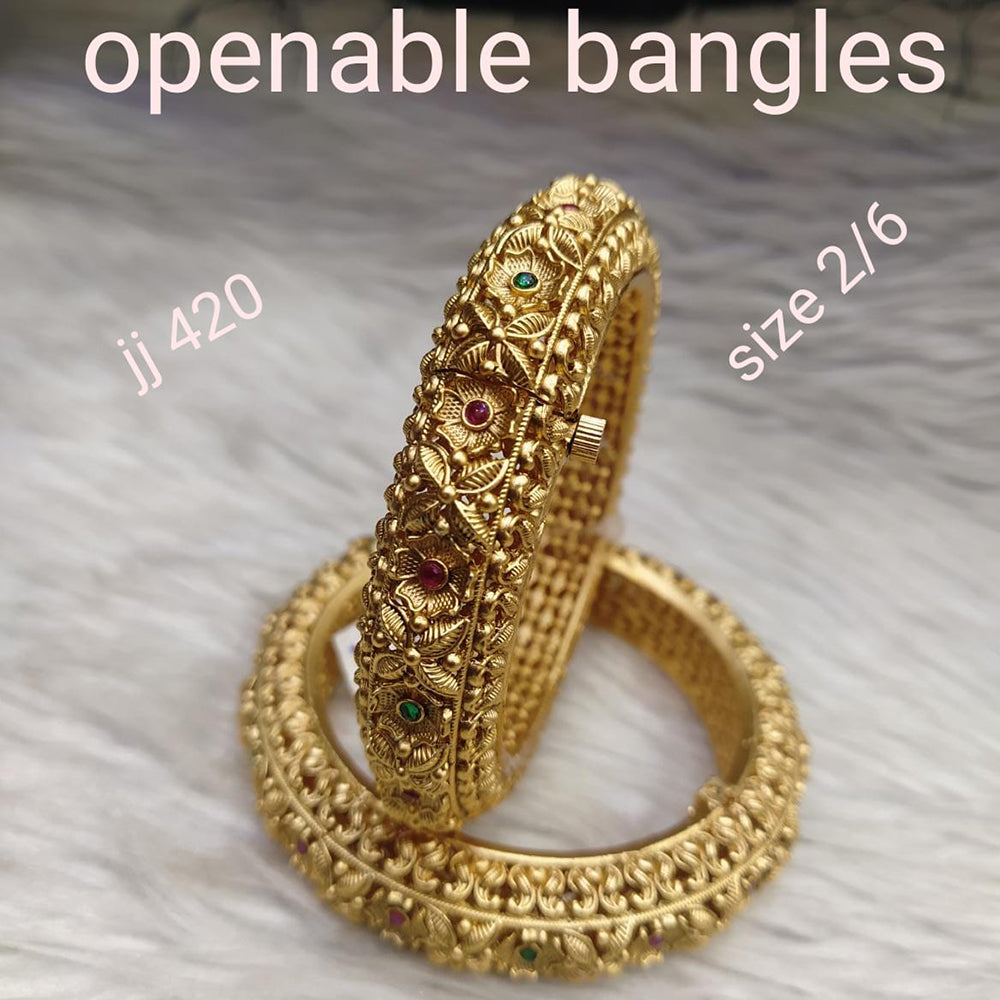 Jain Jewellers Gold Plated Openable Kada - 11062284
