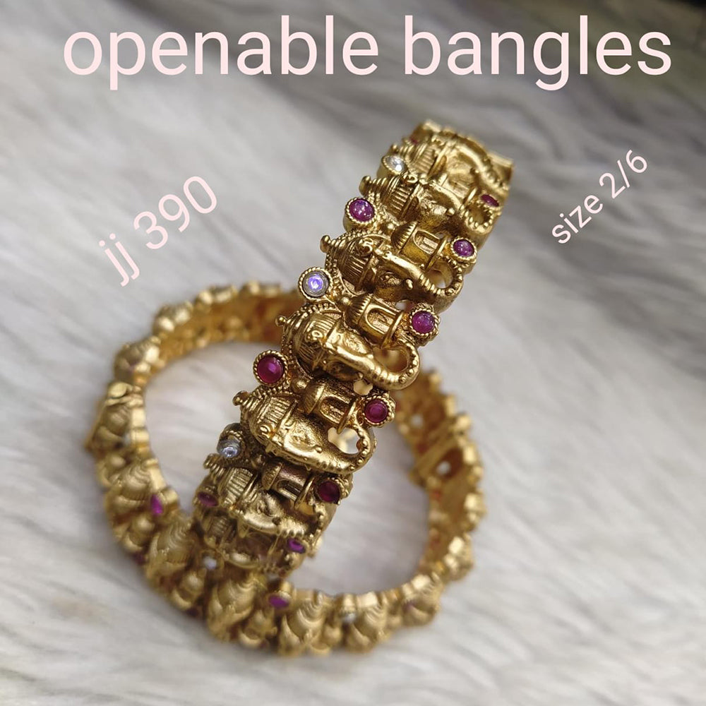 Jain Jewellers Gold Plated Openable Kada - 11062287
