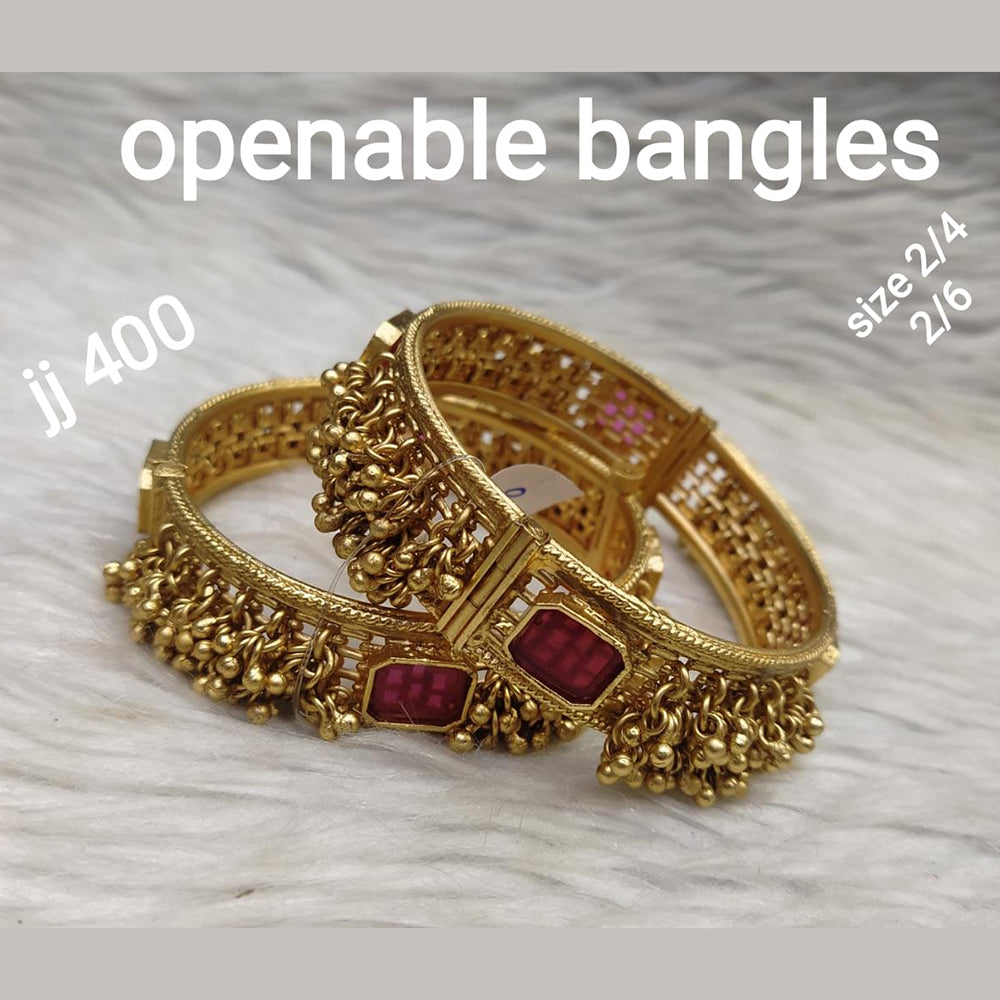 Jain Jewellers Gold Plated Openable Kada - 11062291