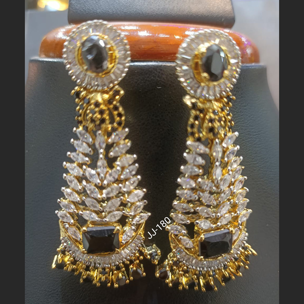 Jain Jewellers Ad Stone Dangler Earrings - 11062363