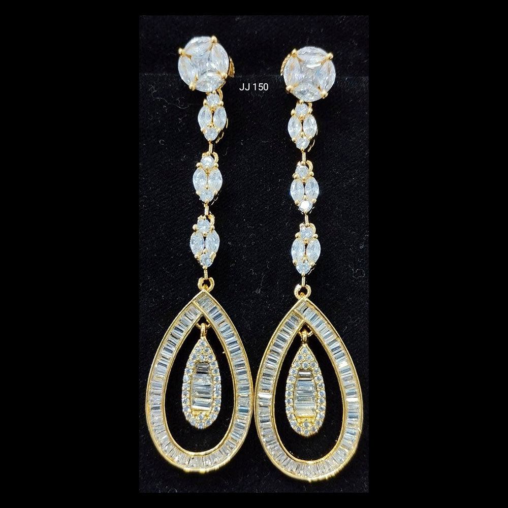 Jain Jewellers Ad Stone Dangler Earrings