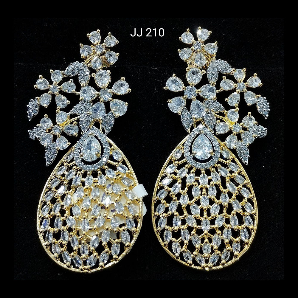 Jain Jewellers Ad Stone Dangler Earrings