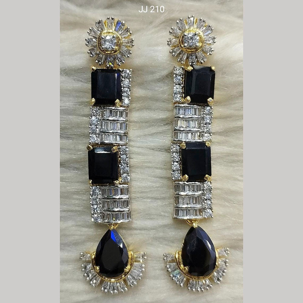 Jain Jewellers Ad Stone Dangler Earrings - 11062569