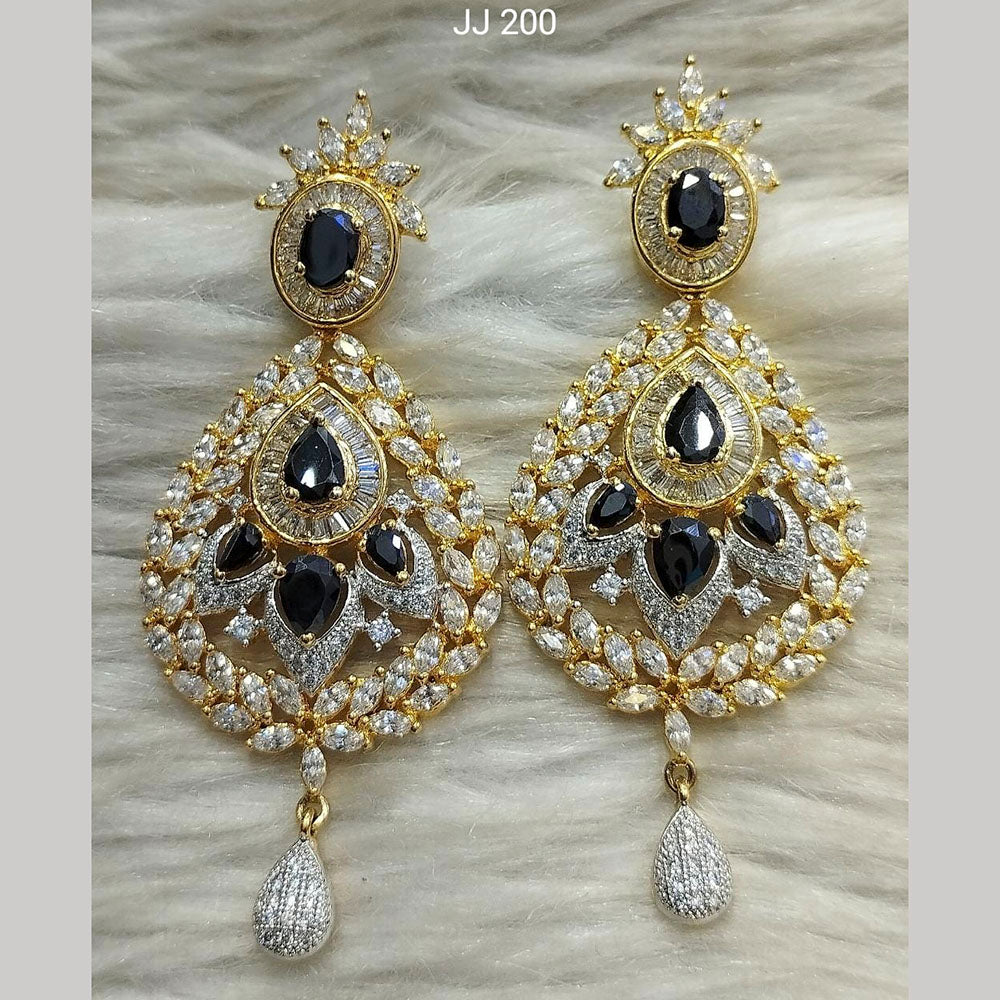 Jain Jewellers Ad Stone Dangler Earrings - 11062572