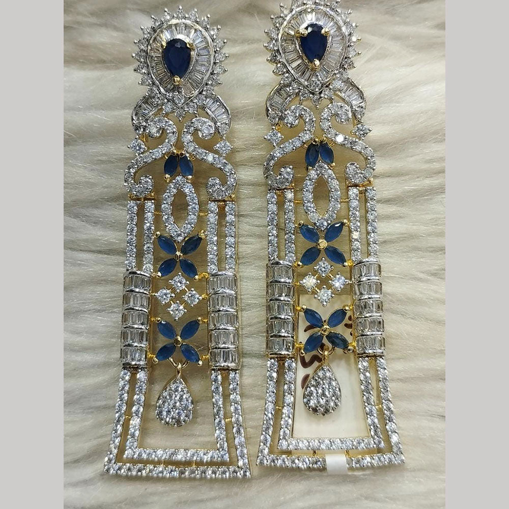 Jain Jewellers Ad Stone Dangler Earrings - 11062574