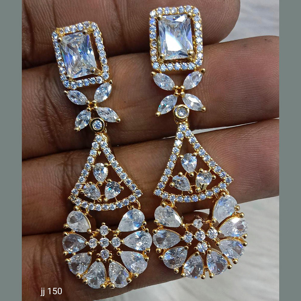 Jain Jewellers Ad Stone Dangler Earrings - 11062617
