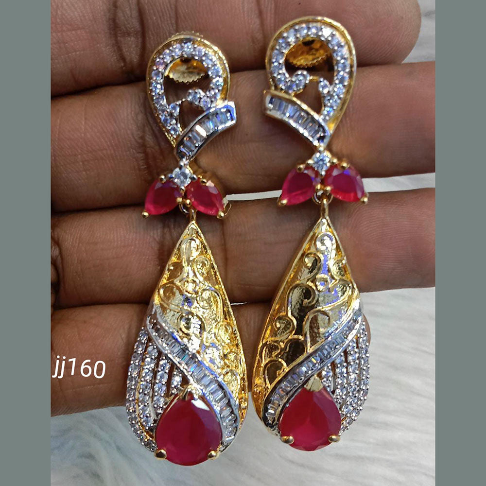Jain Jewellers Ad Stone Dangler Earrings - 11062619