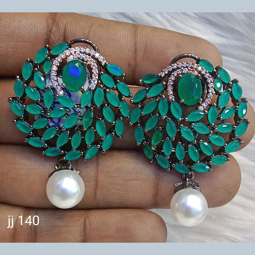 Jain Jewellers Ad Stone Stud Earrings - 11062656