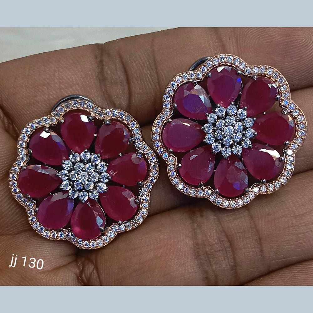 Jain Jewellers Ad Stone Stud Earrings - 11062658