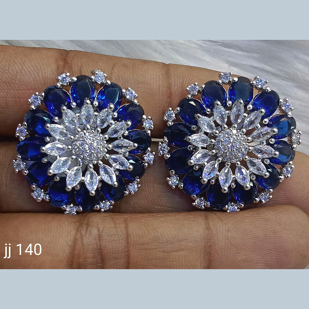 Jain Jewellers Ad Stone Stud Earrings - 11062669