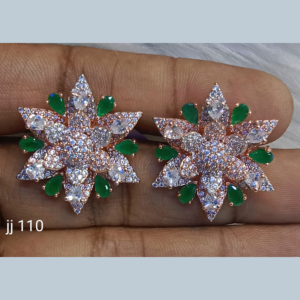 Jain Jewellers Ad Stone Stud Earrings - 11062672