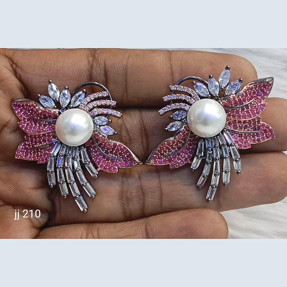 Jain Jewellers Ad Stone Stud Earrings - 11062675