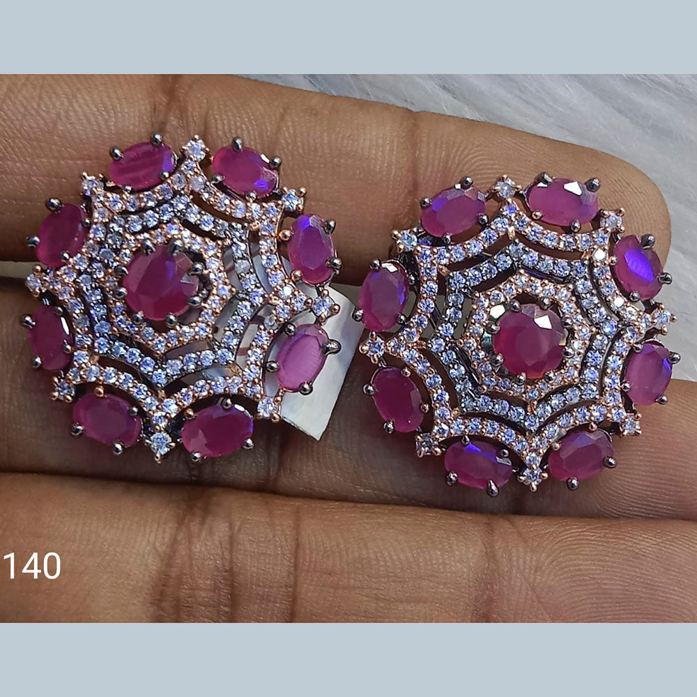 Jain Jewellers Ad Stone Stud Earrings - 11062678