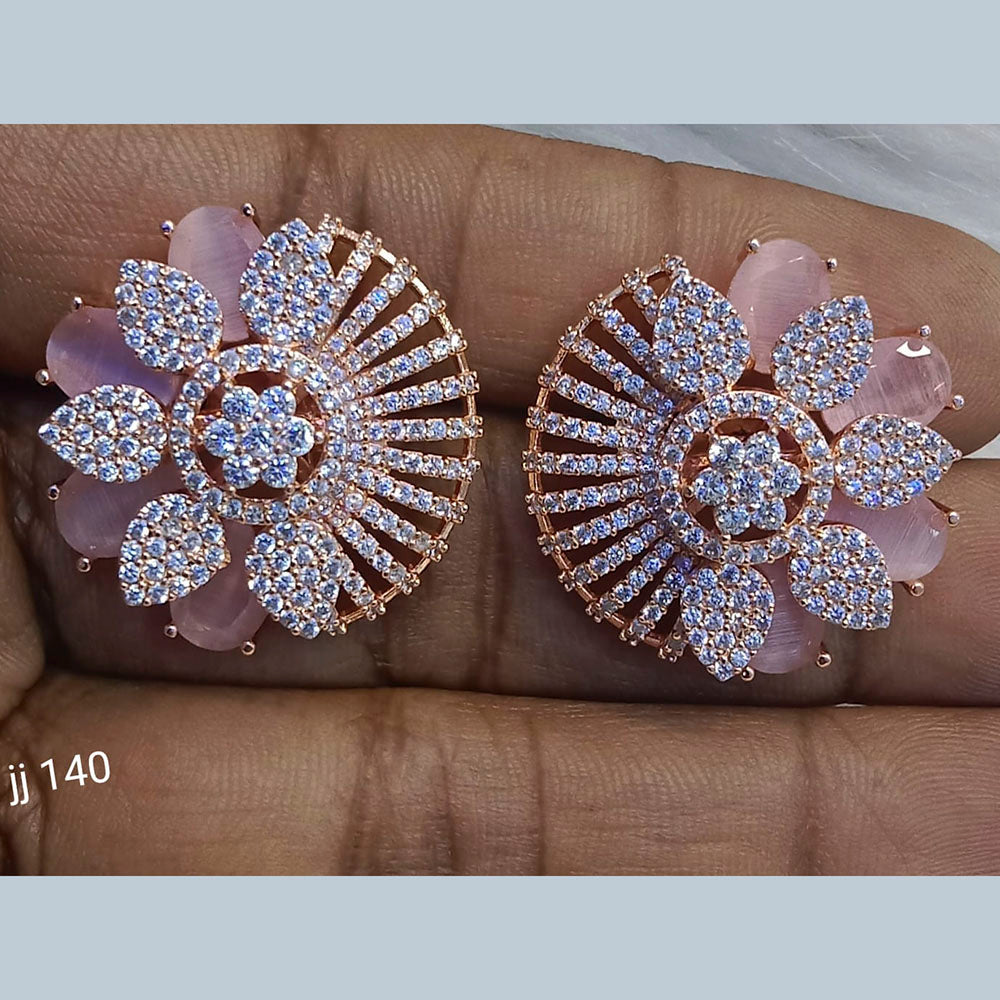 Jain Jewellers Ad Stone Stud Earrings - 11062679