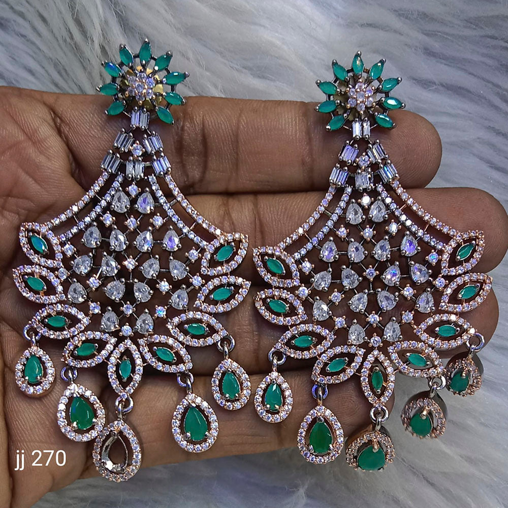 Jain Jewellers Ad Stone Dangler Earrings -11062694