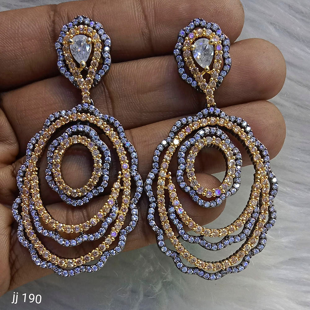 Jain Jewellers Ad Stone Dangler Earrings -11062703