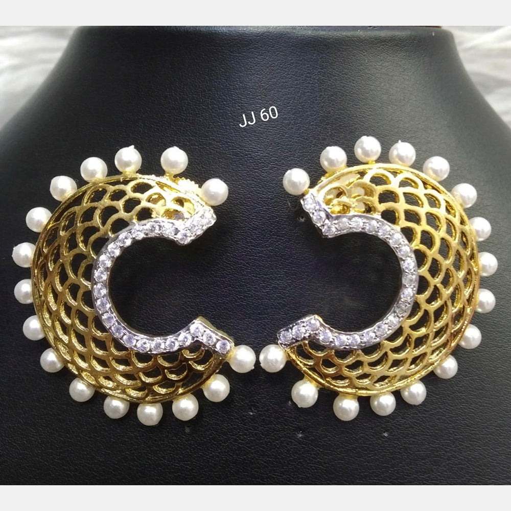 Jain Jewellers Ad Stone Dangler Earrings - 11062797