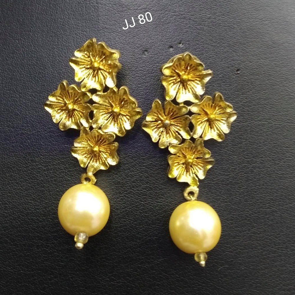 Jain Jewellers Gold Plated Dangler Earrings - 11062807
