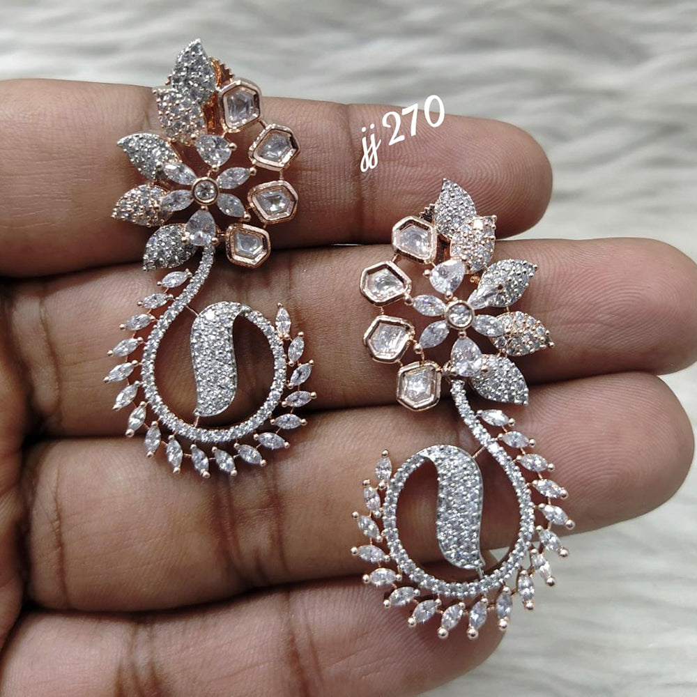 Jain Jewellers Ad Stone Dangler Earrings