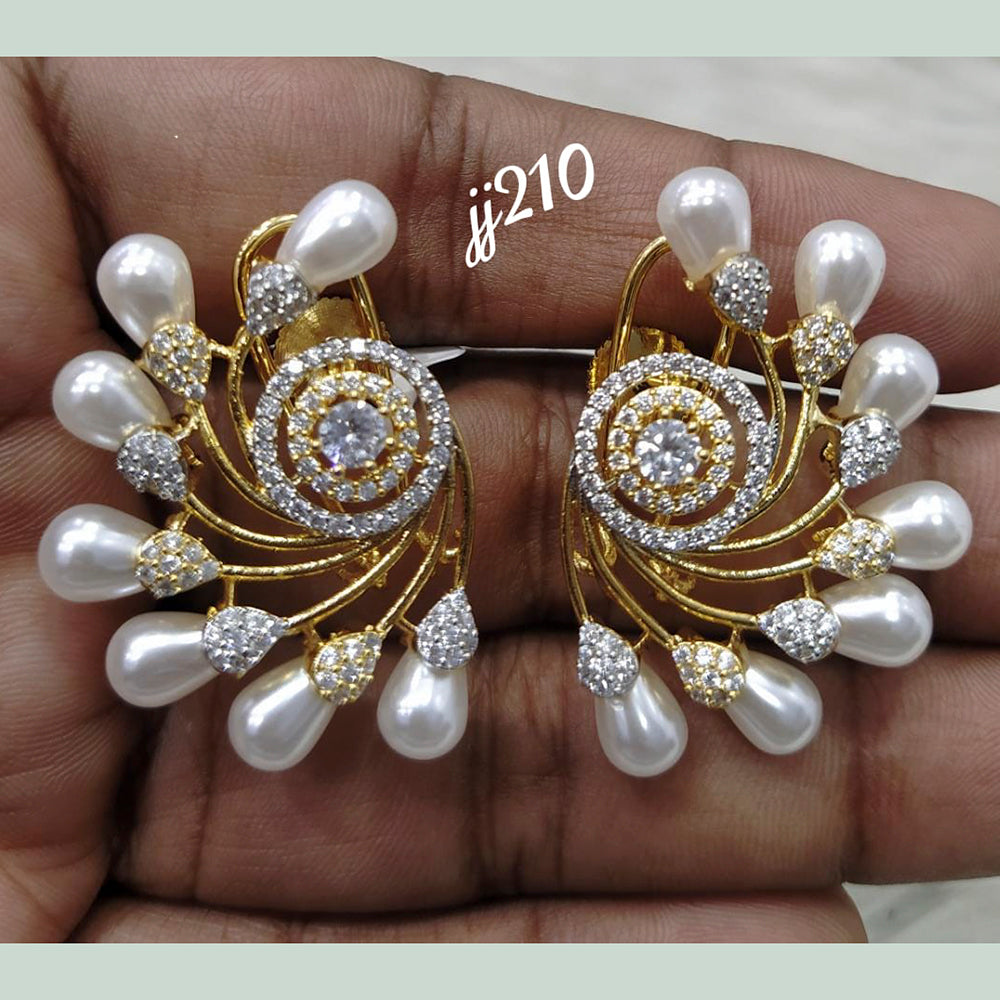 Jain Jewellers Ad Stone Dangler Earrings